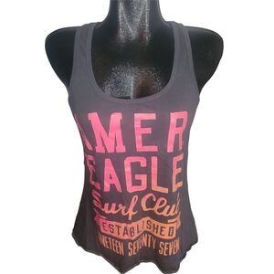 American Eagle Outfitters Gray Tank Top S